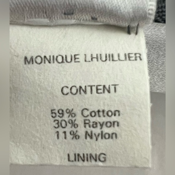 Monique Lhuillier Gray Floral Lace Corset Tank Top Silk Lined 14 - Picture 7 of 9